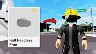 NEW Cara Mendapatkan FAKE HEADLESS Di Brookhaven  Roblox [upl. by Shannen]