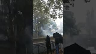 Tirs de Mortiers Police Blocus Lycée Joliot Curie Nanterre131022 [upl. by Hsakaa]