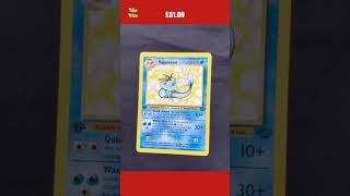 Pokemon Cards 1st Edition Jungle Rare Vaporeon 2864 [upl. by Prisilla970]