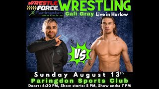 Tommy Lawrence vs Cali Grey Harlow August 13th [upl. by Ecneps]