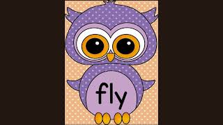 Master Dolch First Grade Sight Words Set 4 Light Purple Owl Flashcards  Fall Sight Words Practice [upl. by Yvaht879]