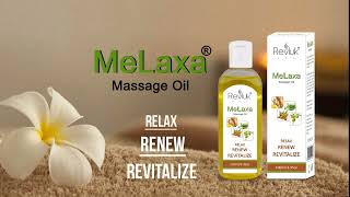 Melaxa Massage oil  Herbal formulation  Reducing stress and increasing relaxation  Revluk UAE [upl. by Anitsirt782]