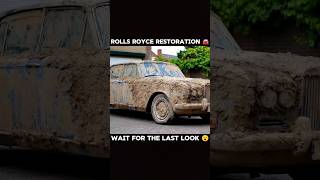 Restoration of Dirtiest Rolls Royce  Restored old car to New restoration shorts [upl. by Klump227]