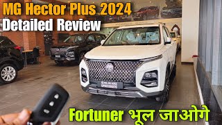 New MG Hector Plus 7 Seater Facelift 2024  Detailed Review [upl. by Bryanty963]