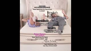 Best Selling Organic Mattress Recommended by Chiropractors and Orthopedic Specialists [upl. by Hewitt]