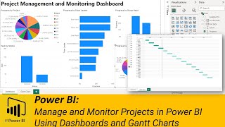 Power BI Manage and Monitor Projects in Power BI Using Dashboards and Gantt Charts [upl. by Let919]