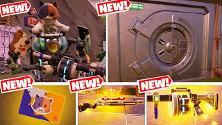 New kit Boss in Fortnite Remix  New kit Mythic charge shotgun and vault location [upl. by Anuahsar]