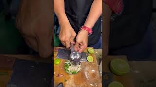 Eating live jumping shrimp salad in bangkok trending video subscribe [upl. by Deane226]