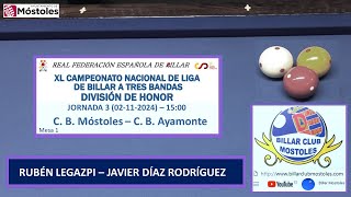 RUBÉN LEGAZPI  JAVIER DÍAZ RODRÍGUEZ LIGA ESPAÑA DIV HONOR 2425 J3 02112024 1700 [upl. by Ardisi]