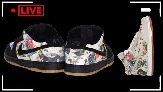 🔴LIVE COP  SUPREME NIKE DUNK LOWHIGH RAMMELLZEE [upl. by Keller]