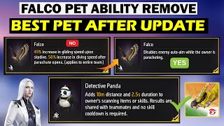 Falco Pet Ability Remove Free Fire 😭  Best Pet Ability After Update Free Fire [upl. by Monda]