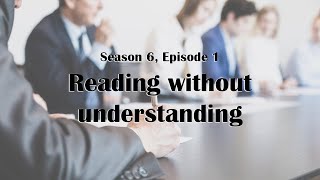 Reading without understanding [upl. by Cirri]