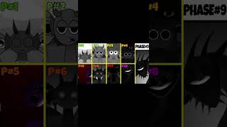 All phases in Incredibox Sprunki  EXCLUSIVE MOD  horror [upl. by Oirad]