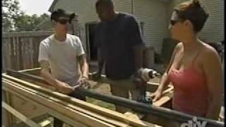 How to build a skateboard half pipe  Michael Strahan 2 of 3 [upl. by Aicnetroh]