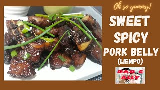 How to cook Sweet Spicy Pork Belly [upl. by Acirne]