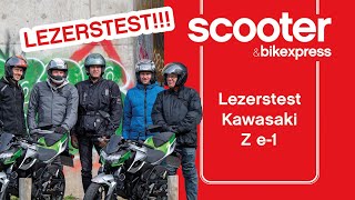 Kawasaki Z e1 Lezerstest  Scooterampbikexpress [upl. by Child87]