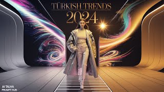 🔥 2024 Turkish Fashion Trends Mini Model Show amp AI Art Reveal 👗 [upl. by Wilburt779]