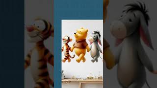 Vinyl Wall Stickers Pooh Bear and Friends Wall Decal Baby Room Wall Decor Stickers [upl. by Eiclehc]