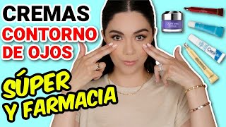 CREMAS PARA CONTORNO DE OJOS DEL SÚPER Y FARMACIA  MARIEBELLE COSMETICS [upl. by Aicemat]