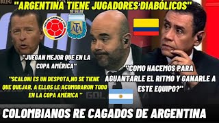 Periodistas Colombianos 🇨🇴enojados y re cagados de Argentina🇦🇷 [upl. by Sirmons]