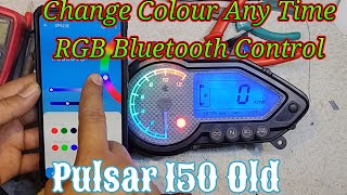 Pulsar 150 Modification by RGB Bluetooth [upl. by Aienahs591]