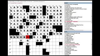 Los Angeles Times LAT Crossword Puzzle 06122024 [upl. by Gnoc]