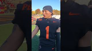 Braylyn Toles talks after victory over Canton McKinley [upl. by Rutra]