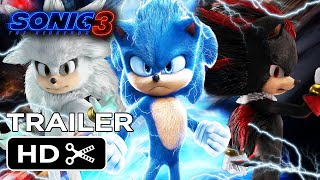 SONIC THE HEDGEHOG 3 2024  Full Trailer Concept  Paramount Pictures [upl. by Ybroc402]