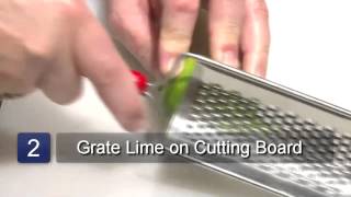 How to Zest a Lime Without a Zester [upl. by Llerrud]