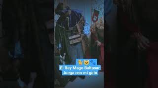 🐫 Los REYES MAGOS vienen a casa por Navidad y Baltasar juega con mi gato 🐱 [upl. by Aivizt]