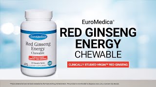 Red Ginseng Energy Chewable from EuroMedica® [upl. by Maurili]