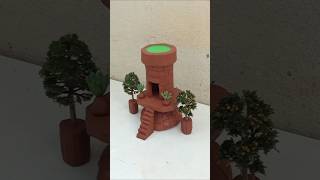 destroying beautiful miniature clay house 🏠 shorts trending [upl. by Drarrej]