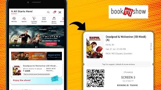 How to book movie tickets online in bookmyshow  Online movie ticket kaise book karein [upl. by Lleret]