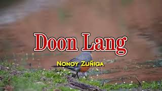 Doon lang karaoke [upl. by Ahtelat]