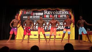 Mens Physique 180cm Finale  Int Deutsche Newcomer 2017 [upl. by Llenyaj]