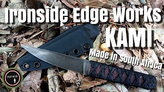 Ironside Edge Works full review KAMI A great American custom knife company based in South Africa [upl. by Nolos]