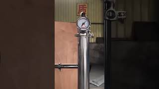 Stainless steel gin basketcooling condensor with temperature gauge and parrot with glass cover [upl. by Victorine]