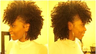 Natural Hair style  Frohawk tutorial [upl. by Mayyahk]