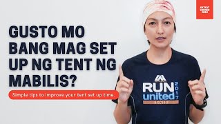 How to Set Up Tent Faster Philippine Camping [upl. by Ocsinarf]