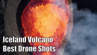 Best Volcano Drone Shots  Iceland 2023 [upl. by Meehar]