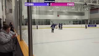 Oshawa Ringette Tournament  U16A  Ottawa Ice vs Paris Thunder  20241026 [upl. by Benioff943]