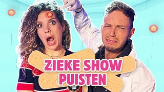 MOET JE EEN PUIST UITKNIJPEN OF NIET  DE ZIEKE SHOW [upl. by Nyleikcaj812]