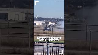 Texas pilot ejects from F35B near White Settlement [upl. by Winsor]