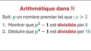 Arithmétique dans N  les nombres premiers  les diviseurs et les multiples  tronc commun [upl. by Karlow]