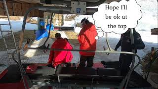 SKI LIFT FAILS  Megeve Feb 2024 [upl. by Tedd]