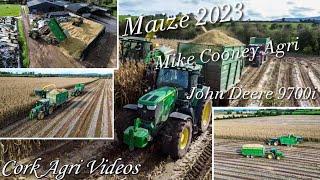 Maize 2023  Mike Cooney Agri  John Deere 9600i [upl. by Reagen]