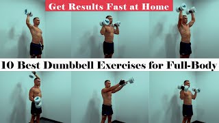 quot10 Best Dumbbell Exercises for FullBody Strength – Get Results Fast at Homequot [upl. by Allets]