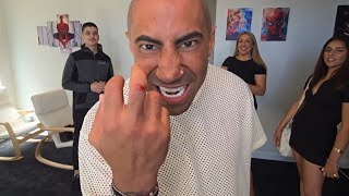 Fousey PUNCHES his manager😳 REAL BEEF [upl. by Aruabea]