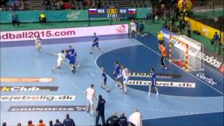 Russia v Slovenia Quarter Final handball 2013 [upl. by Sherman485]