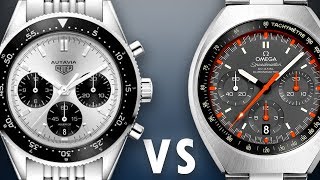 OMEGA SPEEDMASTER vs TAG HEUER AUTAVIA MARK II RACING DIAL vs JACK HEUER [upl. by Anomis]